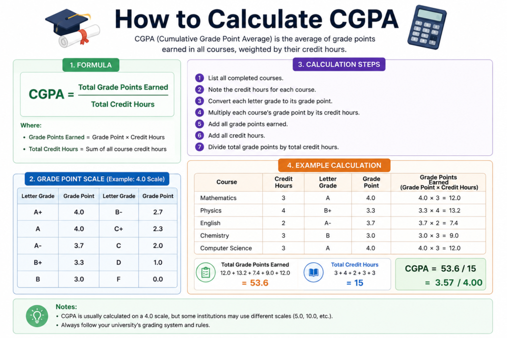How to Calculate CGPA